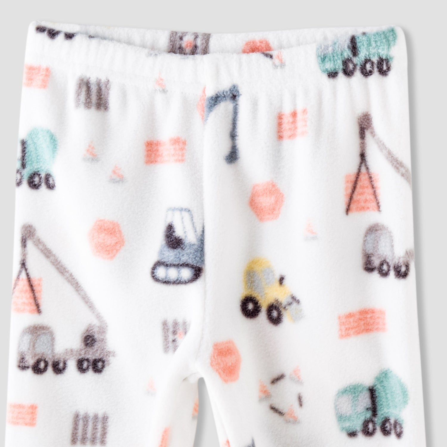 Juniors Pyjama Set with Construction Print - Long Sleeves - Round Neck