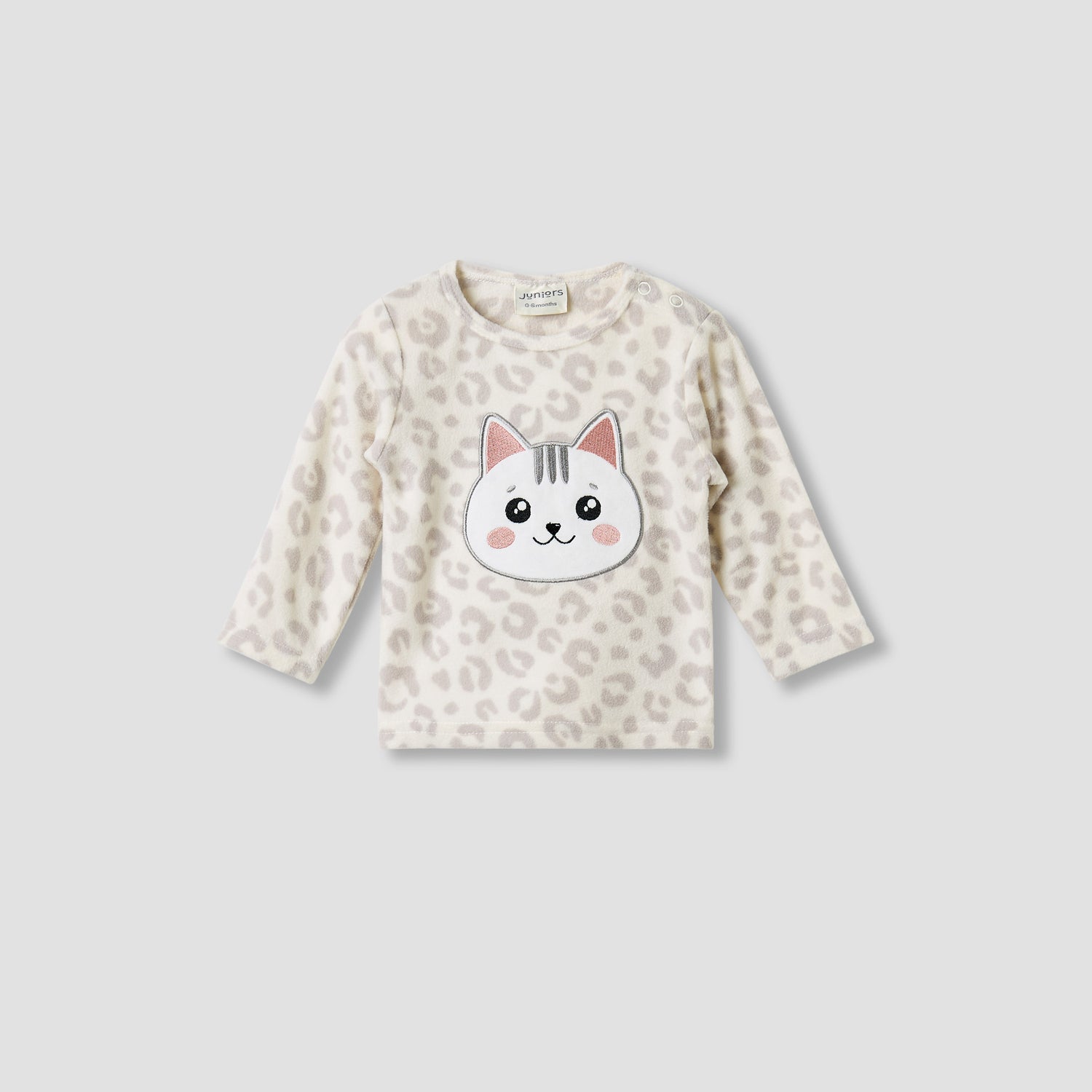 Juniors Pyjama Set with Assorted Print - Polyester - Long Sleeves - Round Neck - Pack of 2