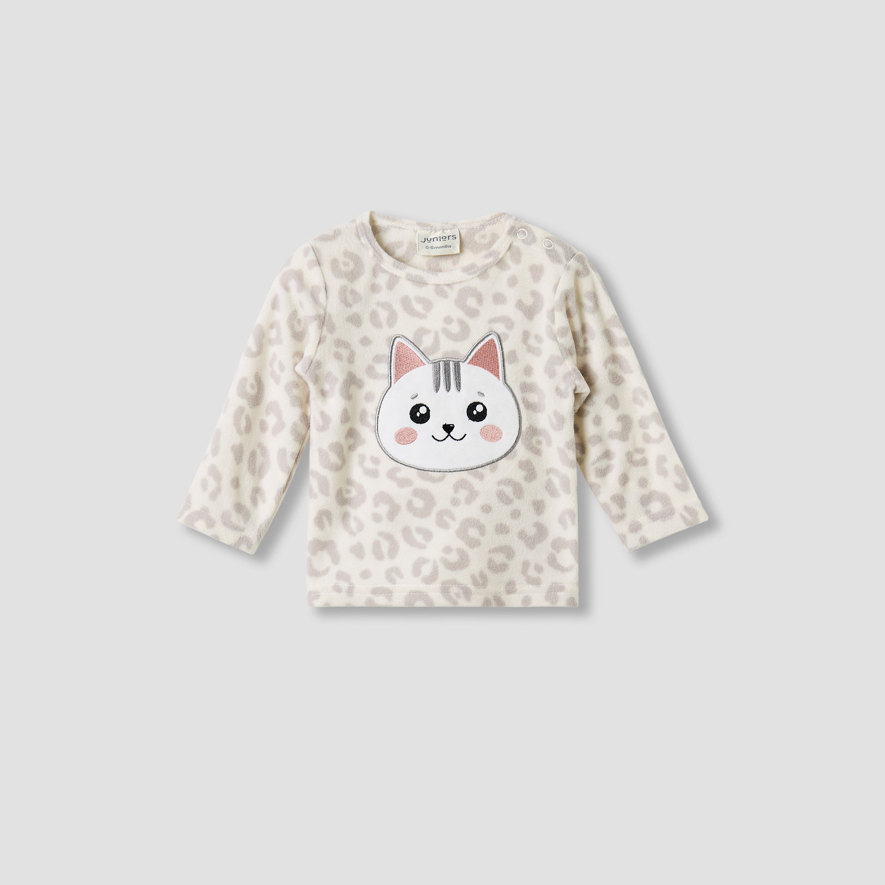 Juniors Pyjama Set with Assorted Print - Polyester - Long Sleeves - Round Neck - Pack of 2