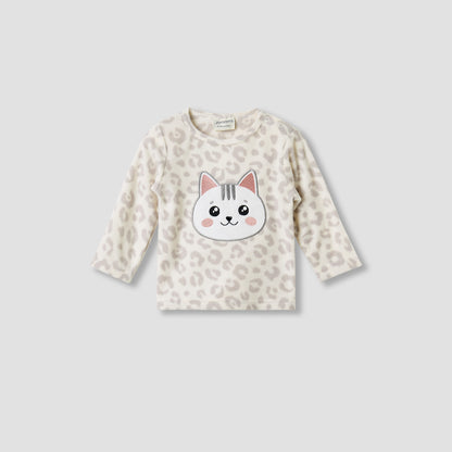 Juniors Pyjama Set with Assorted Print - Polyester - Long Sleeves - Round Neck - Pack of 2