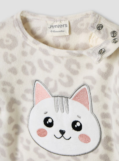 Juniors Pyjama Set with Assorted Print - Polyester - Long Sleeves - Round Neck - Pack of 2-baby-girls-clothing-nightwear-pyjamasets-image-6