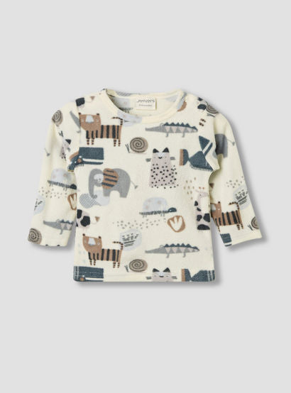Juniors Pyjama Set with Animal Print - Polyester - Long Sleeves - Crew Neck - Set of 2-baby-boys-clothing-nightwear-pyjamasets-image-2