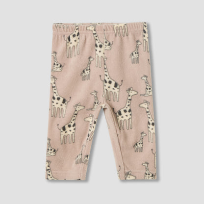 Juniors Pyjama Set with Animal Print - Polyester - Long Sleeves - Crew Neck - Set of 2