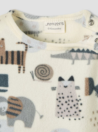 Juniors Pyjama Set with Animal Print - Polyester - Long Sleeves - Crew Neck - Set of 2-baby-boys-clothing-nightwear-pyjamasets-image-7
