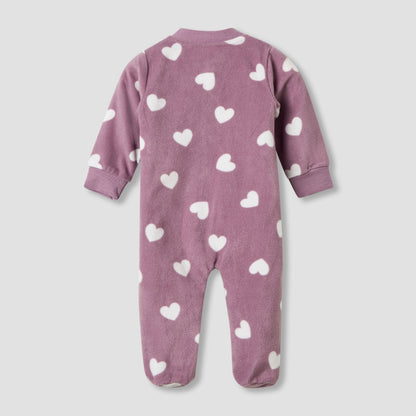 Juniors Mandarin Collar Sleepsuit with Closed Feet - Polyester - Long Sleeves