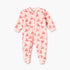 Juniors Fleece Crew Neck Long Sleeves Sleepsuit with Bow Print