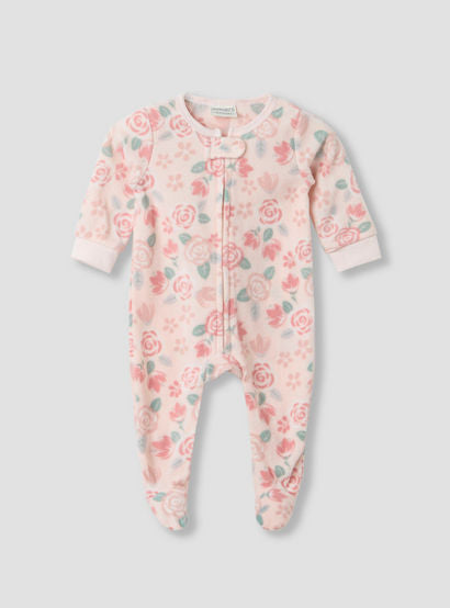 Juniors Round Neck Sleepsuit with Print - Polyester - Long Sleeves - Set of 2-baby-girls-clothing-nightwear-sleepsuits-image-3