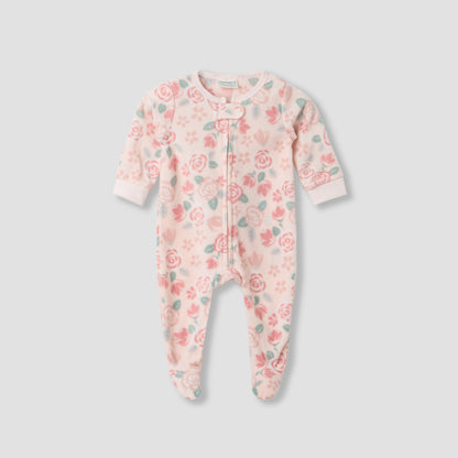 Juniors Round Neck Sleepsuit with Print - Polyester - Long Sleeves - Set of 2