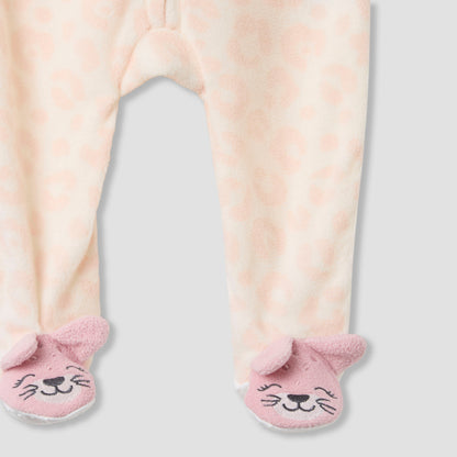 Juniors Round Neck Sleepsuit with Print - Polyester - Long Sleeves - Set of 2