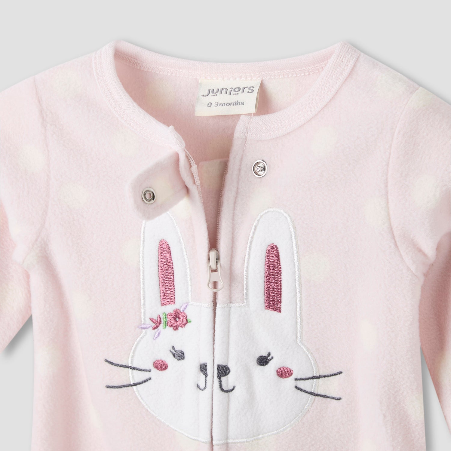 Juniors Round Neck Sleepsuit with Print - Polyester - Long Sleeves - Set of 2