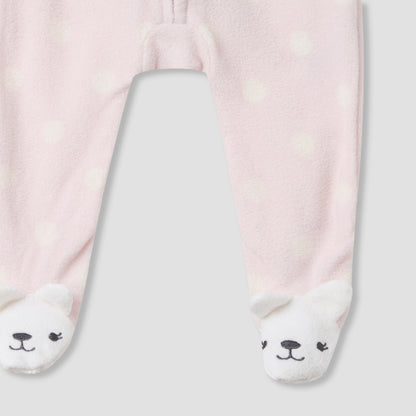 Juniors Round Neck Sleepsuit with Print - Polyester - Long Sleeves - Set of 2