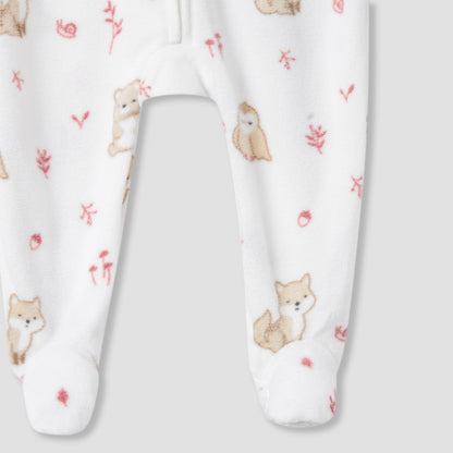 Juniors Round Neck Sleepsuit with Print - Polyester - Long Sleeves - Set of 2