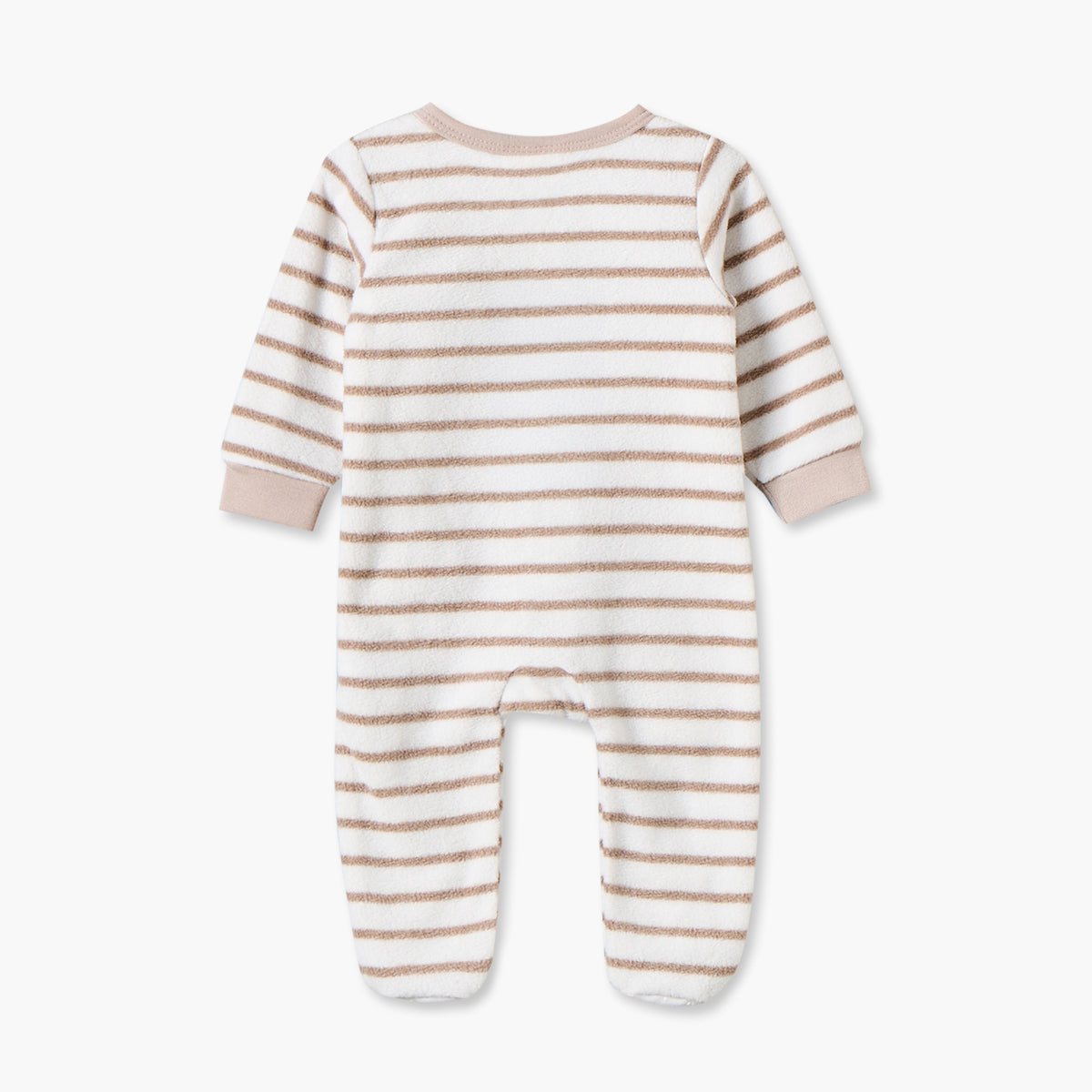 Pack of 2 Juniors Crew Neck Long Sleeves Sleepsuit with Teddy Bear Print