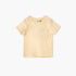 Juniors Solid T-shirt with Chest Pocket and Button Closure - Yellow / 12-18 mths