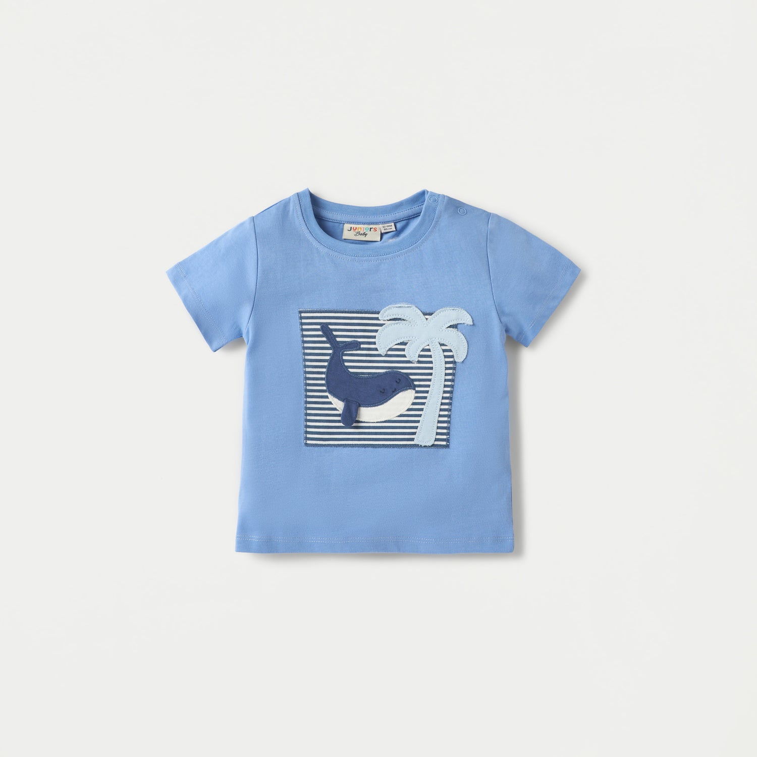 Juniors Printed Crew Neck T-shirt with Short Sleeves - Set of 3