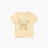 Juniors Printed T-shirt with Short Sleeves - Yellow / 12-18 mths