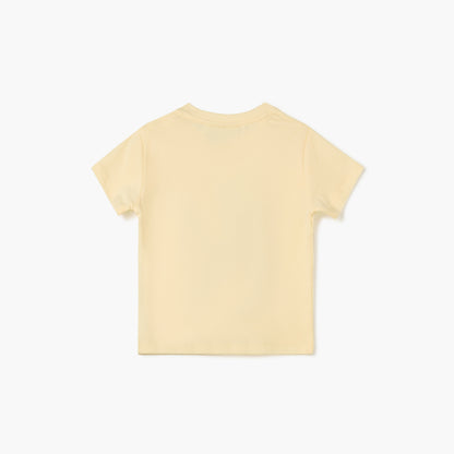 Juniors Printed T-shirt with Short Sleeves