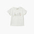 Juniors Printed T-shirt with Short Sleeves - White / 12-18 mths