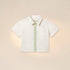 Juniors Embroidered Shirt with Short Sleeves - White / 12-18 mths