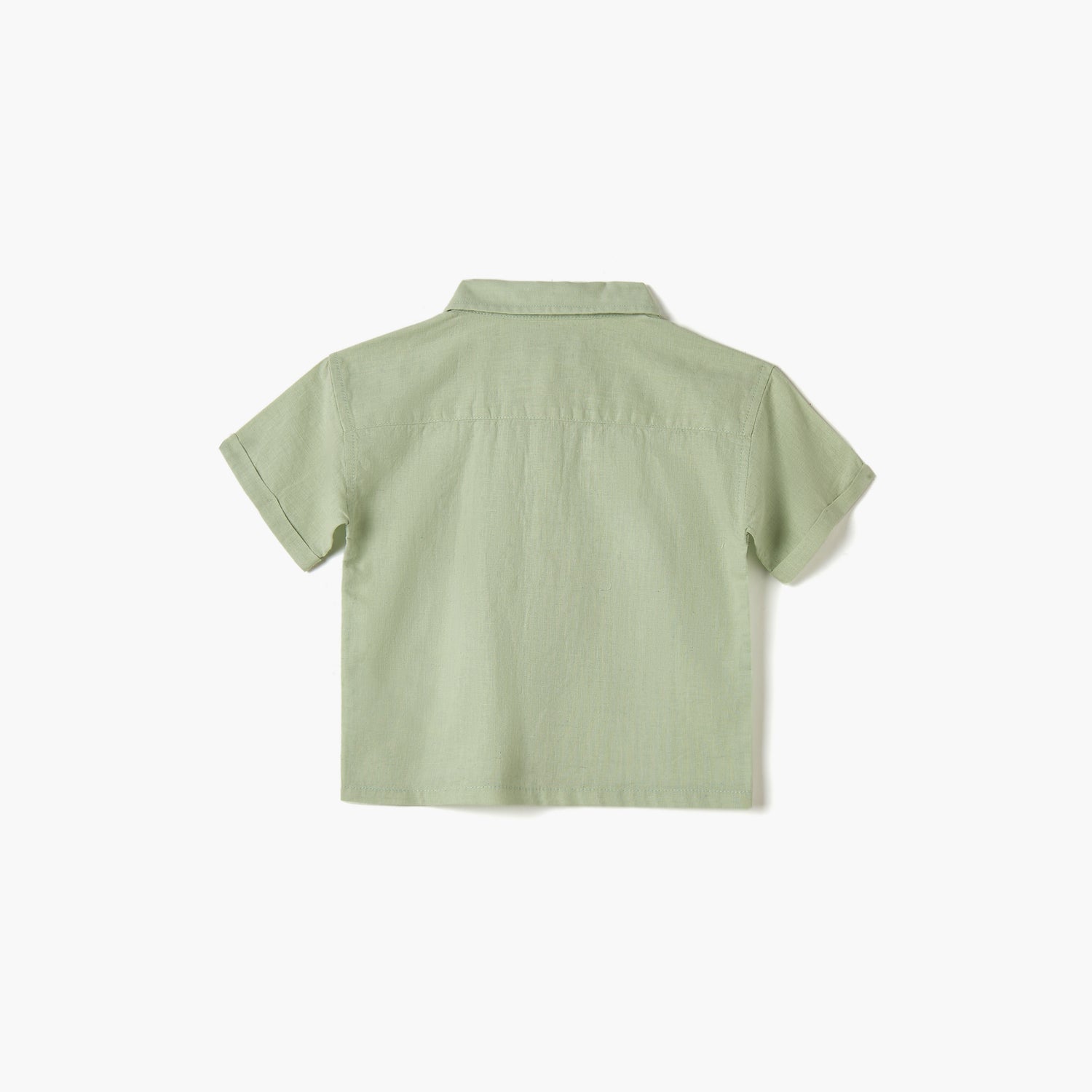 Juniors Stripe Detail Shirt with Short Sleeves