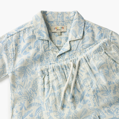 Juniors Printed Shirt and Shorts Set