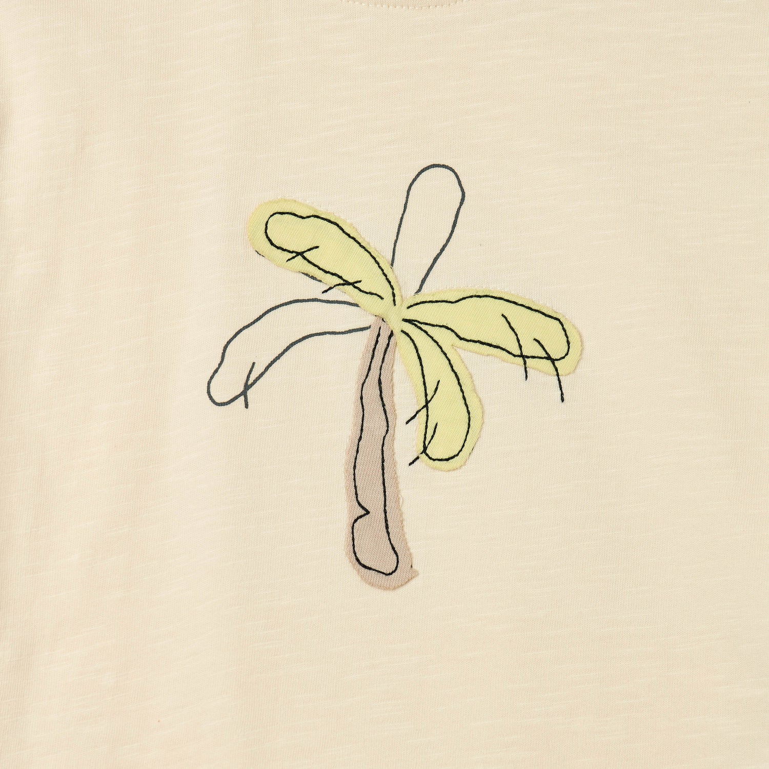 Giggles Tree Print T-shirt with Short Sleeves