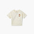 Giggles Printed T-shirt with Short Sleeves - Cream / 12-18 mths