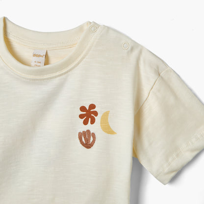 Giggles Printed T-shirt with Short Sleeves