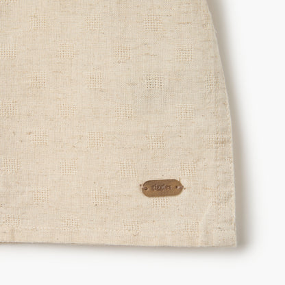 Giggles Textured Shirt with Crochet Pocket