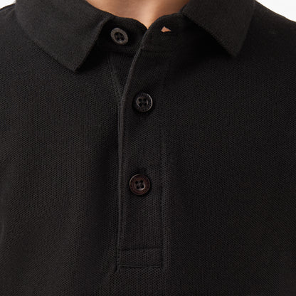 Juniors Collared Long Sleeves Polo T-shirt