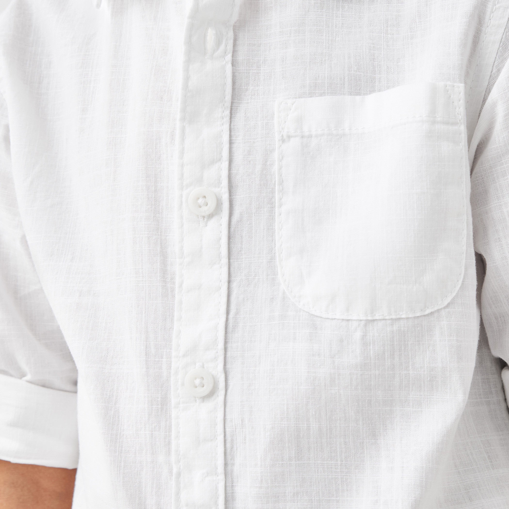 Juniors Solid Shirt with Button Closure and Long Sleeves
