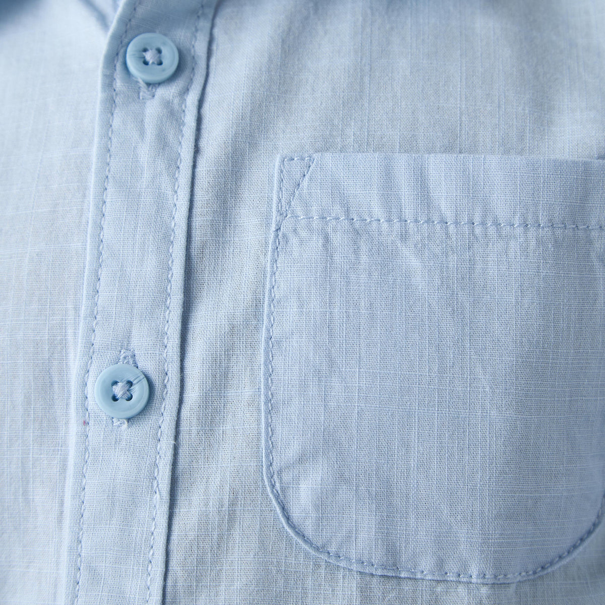 Juniors Solid Shirt with Button Closure and Long Sleeves