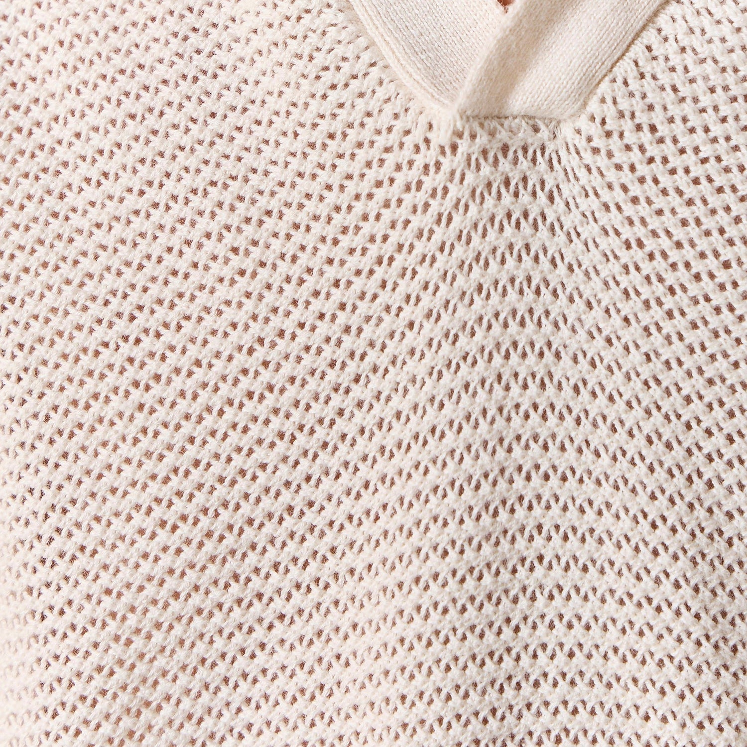 Juniors Textured T-shirt with Collar and Short Sleeves
