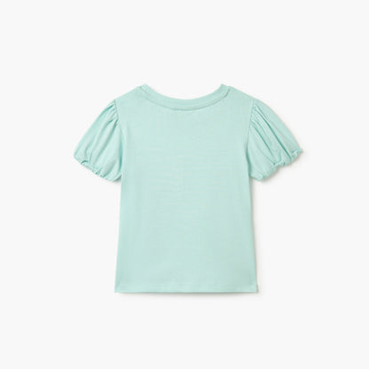 Juniors Swan Applique T-shirt with Short Sleeves