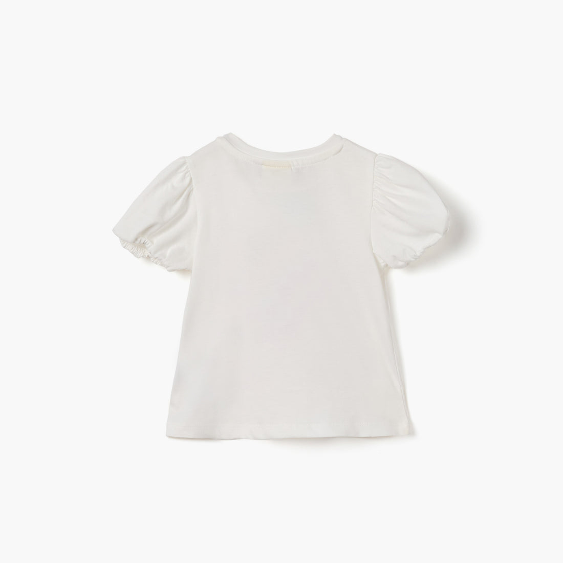 Juniors Graphic Print T-shirt with Short Sleeves