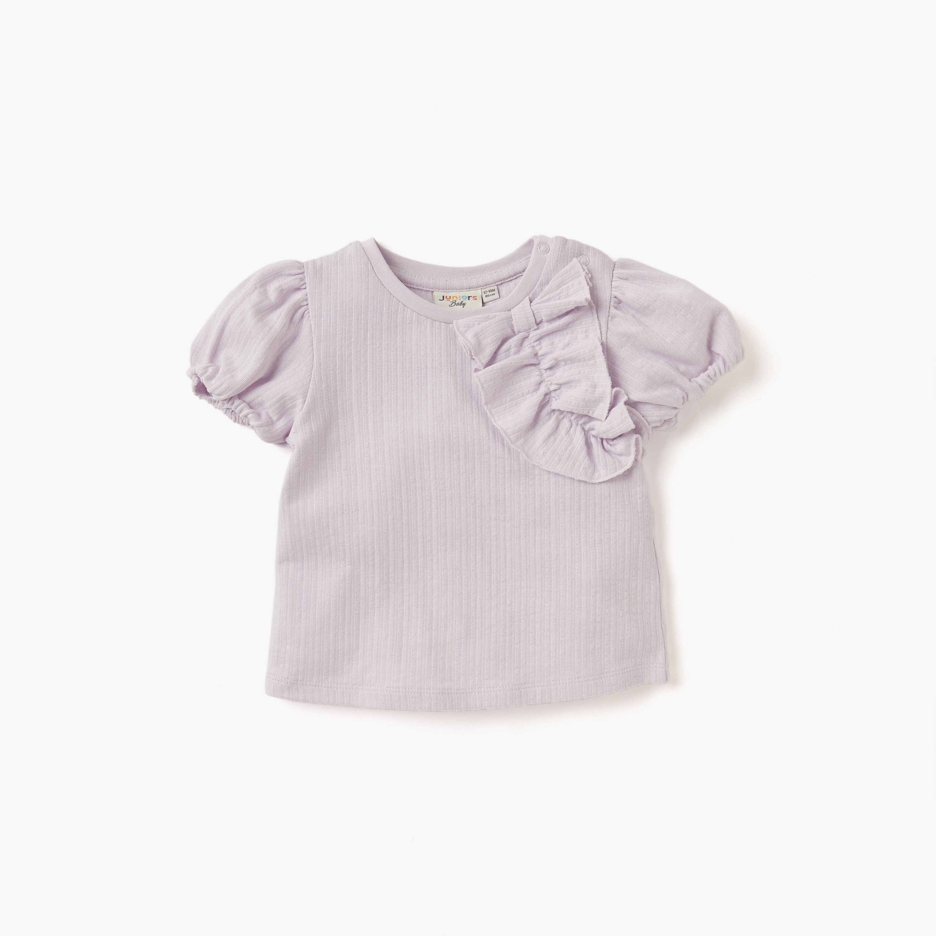 Juniors Assorted T-shirt with Puff Sleeves - Set of 3