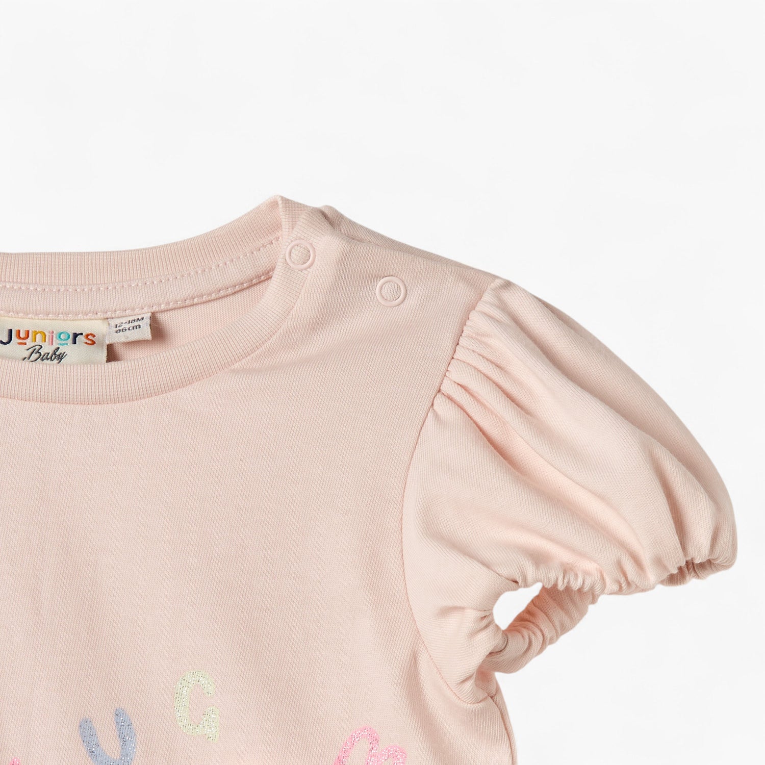 Juniors Cactus Print T-shirt with Short Sleeves