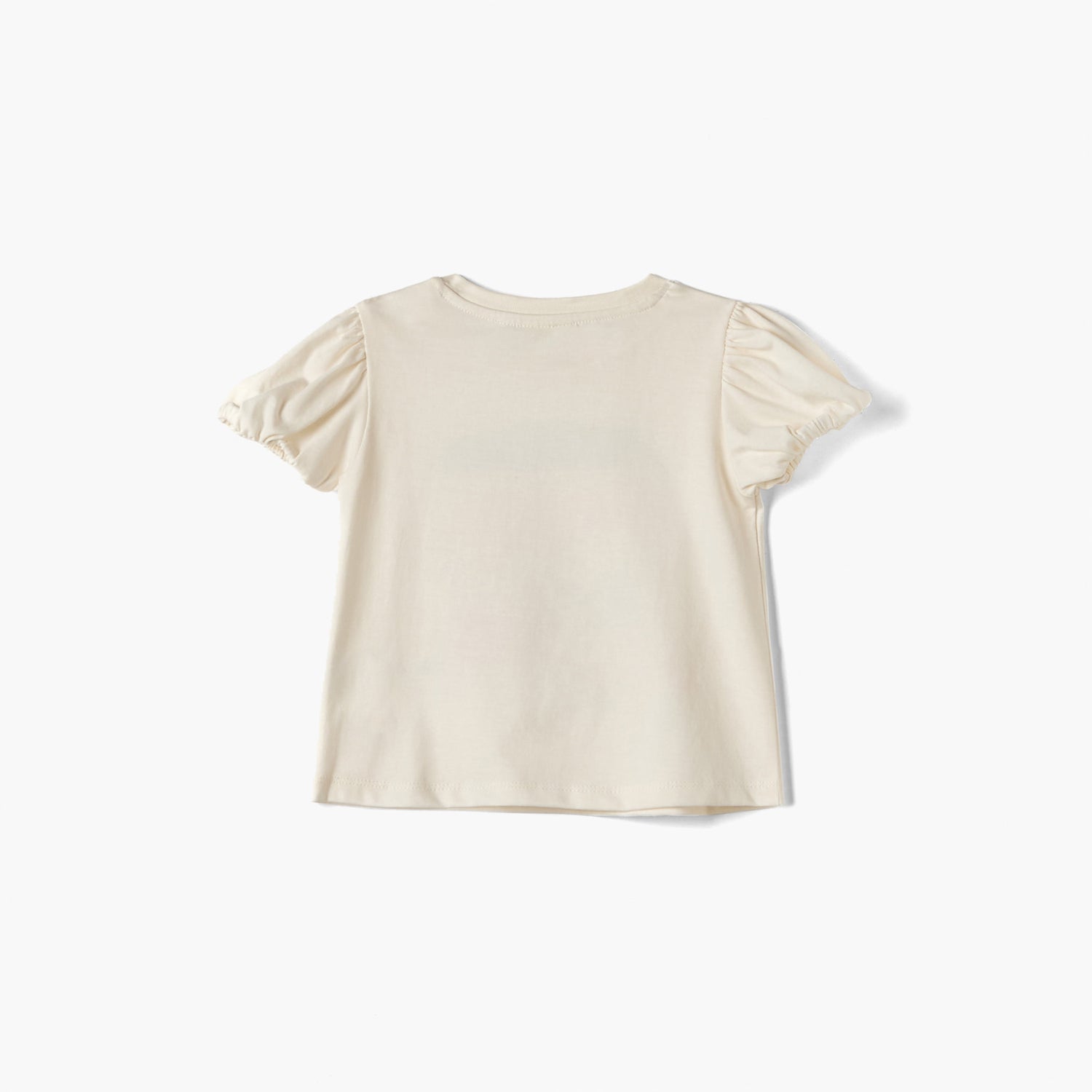 Juniors Printed T-shirt with Short Sleeves