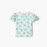 Juniors All-Over Floral Print T-shirt with Puff Sleeves - Multicolour / 12-18 mths