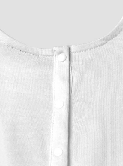 Juniors Solid Round Neck Dress with Short Sleeves and Ruffle Detail-baby-girls-clothing-dressesandjumpsuits-image-4