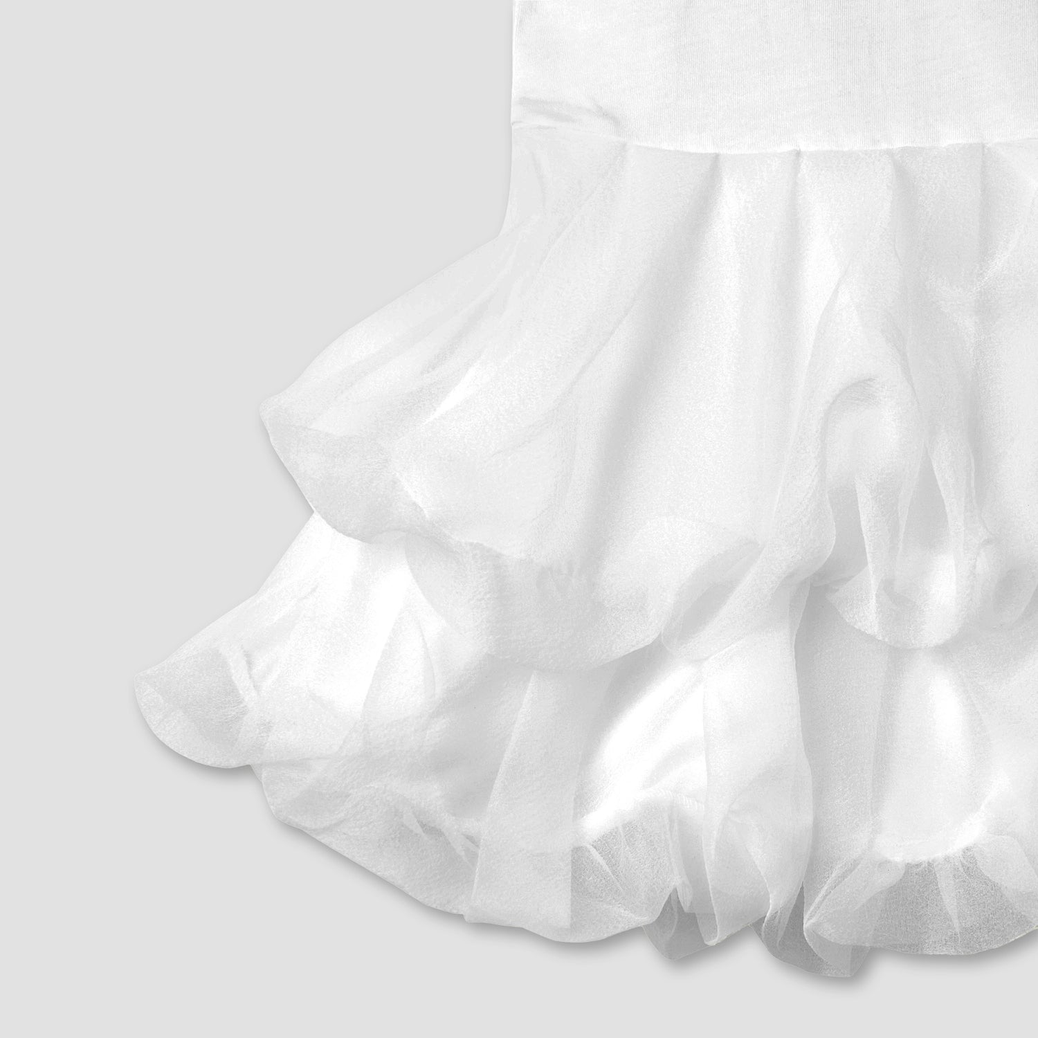 Juniors Solid Round Neck Dress with Short Sleeves and Ruffle Detail