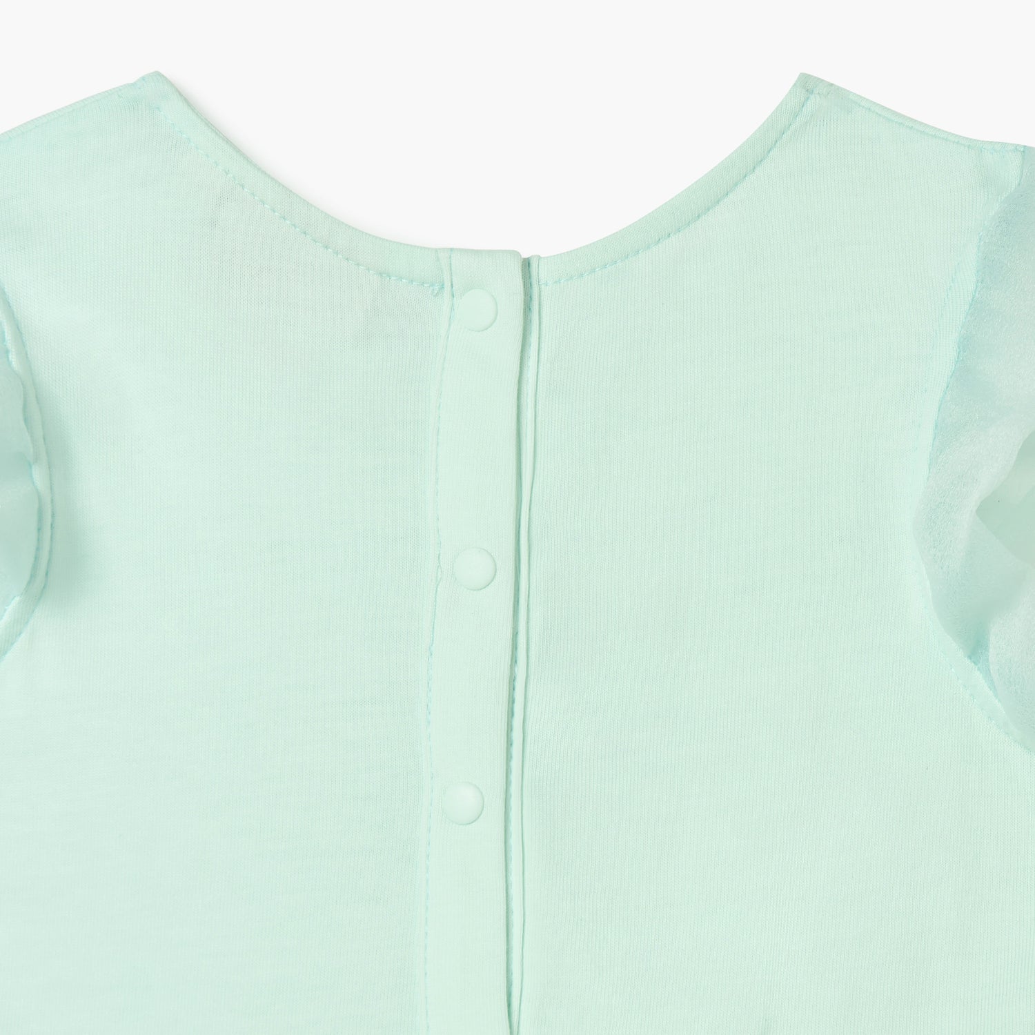 Juniors Solid Sleeveless Dress with Ruffle Detail