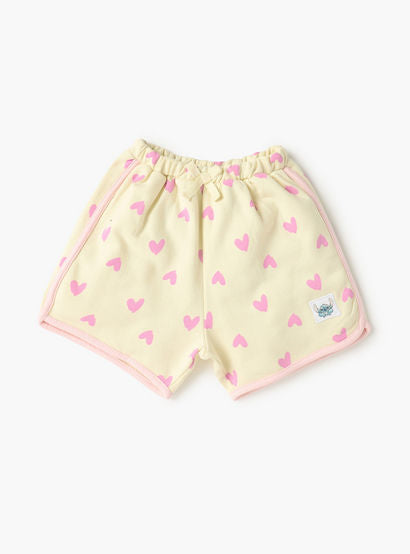 Disney Stitch and Angel Print T-shirt and Shorts Set-baby-girls-clothing-setsandcoords-image-3