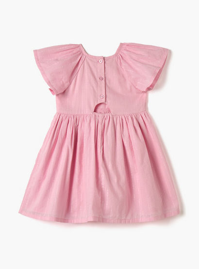 Juniors All-Over Floral Print Dress with Flutter Sleeves-girls-clothing-dressesandjumpsuits-image-2
