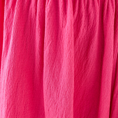 Juniors Textured Sleeveless Dress with Ruffle Trim and Bow Detail