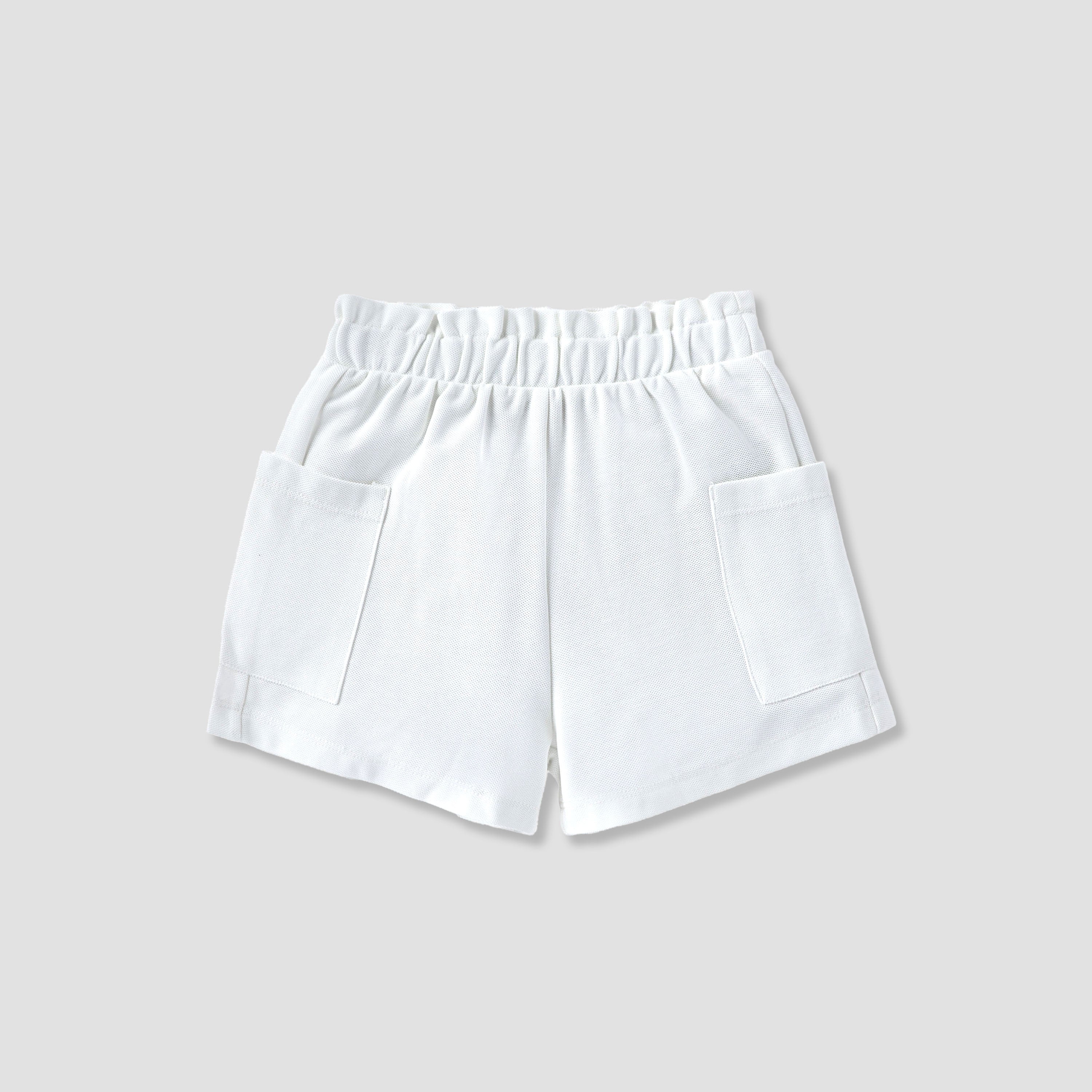 Juniors Textured Peplum Top and Shorts Set