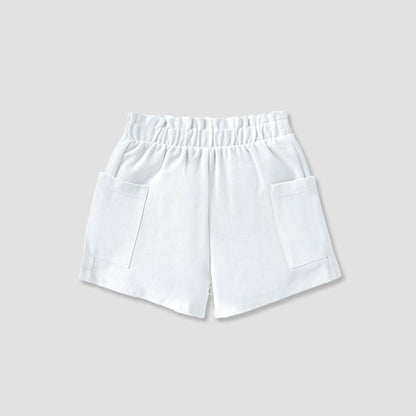 Juniors Textured Peplum Top and Shorts Set