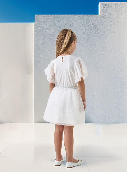 Juniors Butterfly Sequinned Top and Skirt Set-baby-girls-clothing-setsandcoords-image-2