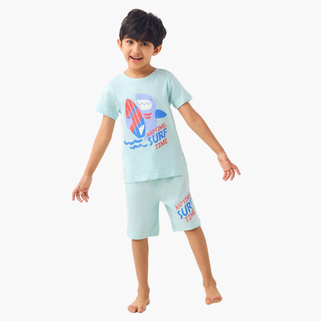 Pack of 2 Juniors Printed T-shirt and Shorts Set - Multicolour / 2-3 yrs