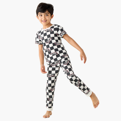 Juniors 4-Piece Printed T-shirts with Shorts and Pyjamas Set